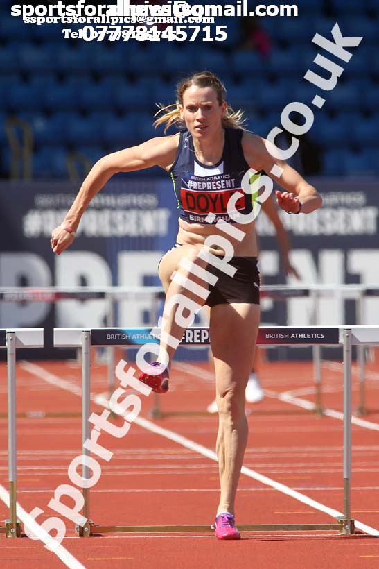 Womens 400 metres hurdles, World Championship Team Trials, Alexander Stadium, Birmingham